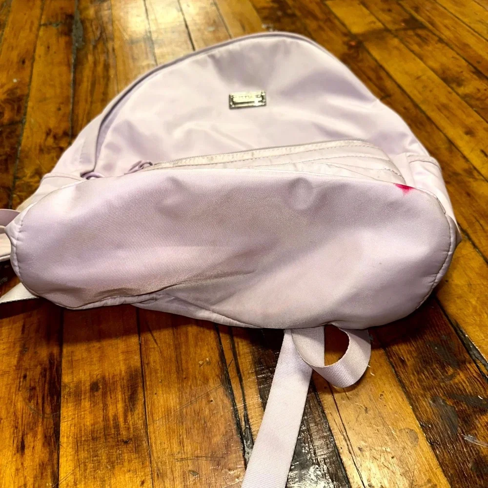 Madden Girl Lilac‎ Nylon Backpack and Crossbody Set 2 Piece Tech School Travel